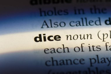 zar Word'de bir sözlük. zar kavramı