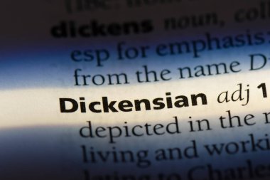 bir sözlüğü'ndeki Dickens sözcüğü. Dickens kavramı