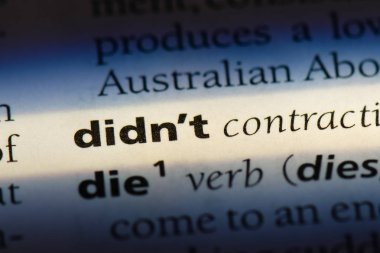 değil t kelime sözlüğe. değil t kavramı