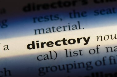 bir sözlüğü'ndeki Dizin sözcüğü. Dizin kavramı