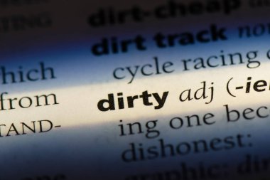 kirli kelime sözlüğe. kirli kavramı