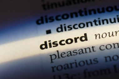 anlaşmazlık Word'de bir sözlük. anlaşmazlık kavramı