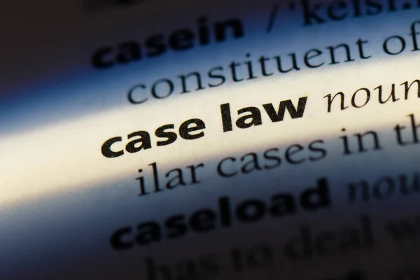 case law word in a dictionary. case law concept
