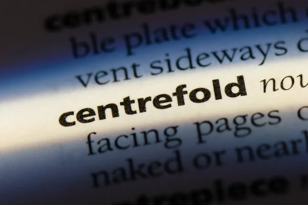 Palabra Central Diccionario Concepto Central — Foto de Stock