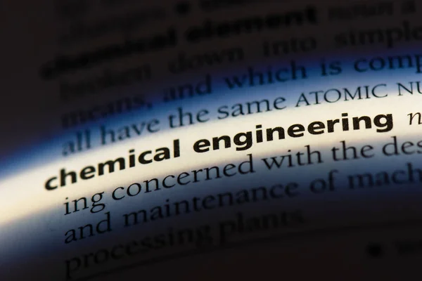 chemical engineering word in a dictionary. chemical engineering concept