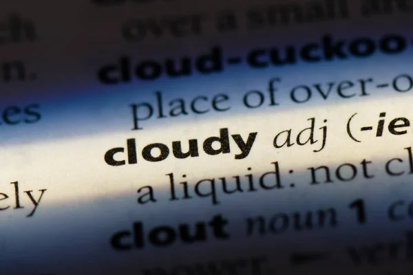 Хмарне Слово Словнику Хмарна Концепція — стокове фото