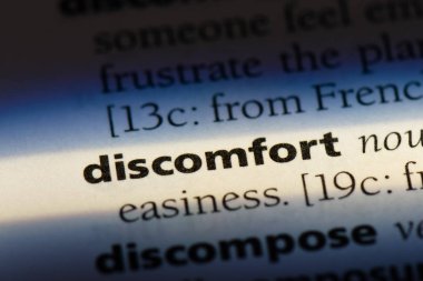 rahatsızlık Word'de bir sözlük. rahatsızlık kavramı