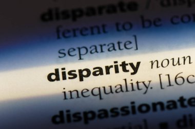 eşitsizlik Word'de bir sözlük. eşitsizlik kavramı