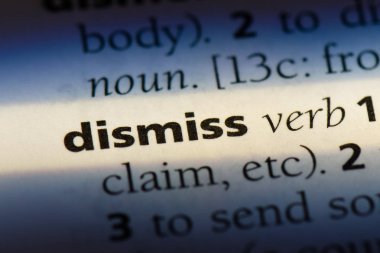 bir sözlüğü'ndeki sözcüğü görevden. kavram görevden