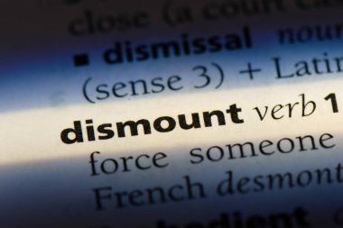 bir sözlüğü'ndeki sözcüğü ayırın. kavram kaldırma