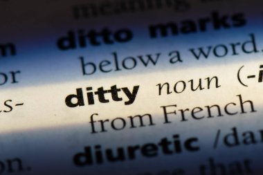 şarkı tek kelimeyle bir sözlük. gemici kavramı