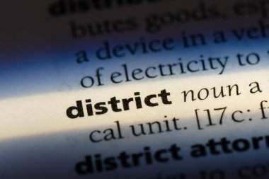 bölge Word'de bir sözlük. bölge kavramı