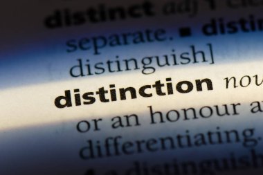 ayrım Word'de bir sözlük. ayrım kavramı