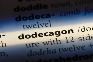 dodecagon sözcük sözlüğe. dodecagon kavramı