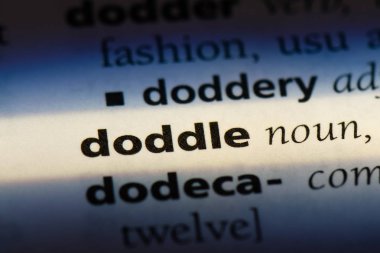bir sözlüğü'ndeki doddle sözcüğü. doddle kavramı