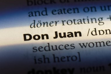 Don Juan Word'de bir sözlük. Don Juan kavramı