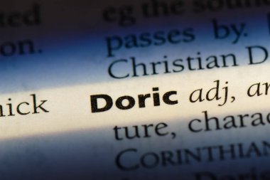 Dor tek kelimeyle bir sözlük. Dor kavramı