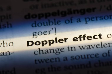 Doppler etkisi Word'de bir sözlük. Doppler etkisi kavramı