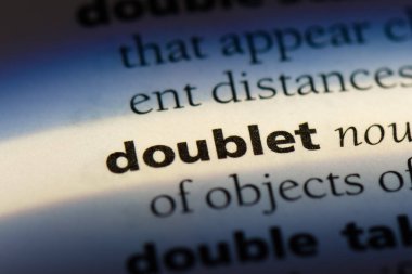 Örneğin Word'de bir sözlük. tamamen kavramı