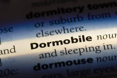 dormobile sözcük sözlüğe. dormobile kavramı