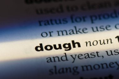 hamur Word'de bir sözlük. hamur kavramı