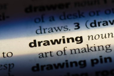 sözcük sözlükte çizim. çizim kavramı