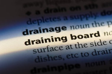 Drenaj Kurulu Word'de bir sözlük. Drenaj Kurulu kavramı