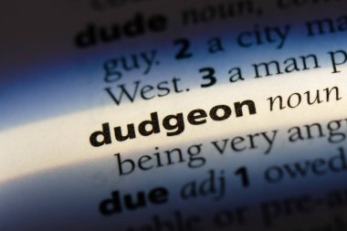 dudgeon sözcük sözlüğe. dudgeon kavramı