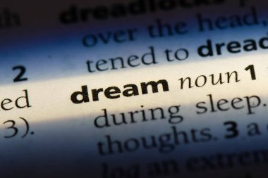 rüya Word'de bir sözlük. rüya kavramı