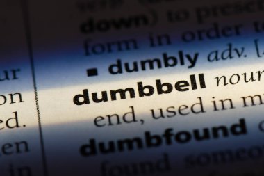 Dumbbell Word'de bir sözlük. Dumbbell kavramı