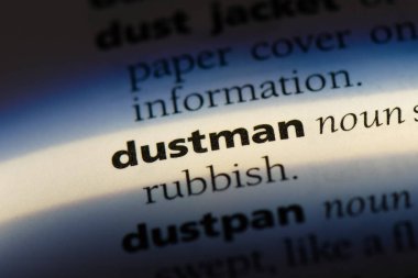 Çöpçü Word'de bir sözlük. Çöpçü kavramı