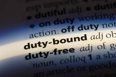 görev bir sözlükte kelime bağlı. görev kavramı bağlı