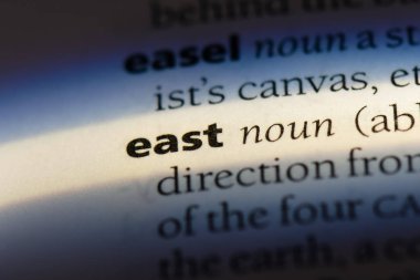 Doğu Word'de bir sözlük. Doğu kavramı