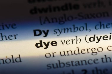 boya Word'de bir sözlük. boya kavramı