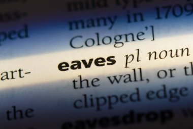 saçak Word'de bir sözlük. saçak kavramı