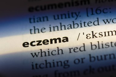 Egzama Word'de bir sözlük. Egzama kavramı