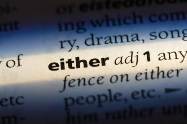 Her iki sözcük sözlüğe. Her iki kavramı