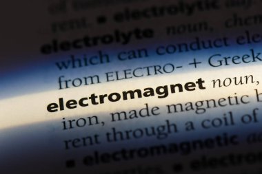 Elektromıknatıs Word'de bir sözlük. Elektromıknatıs kavramı