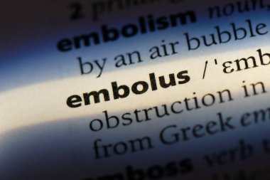 emboli Word'de bir sözlük. emboli kavramı