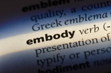 sözcük sözlükte cisimleştirmek. kavram somutlaştırmak