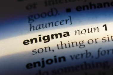 bilmece Word'de bir sözlük. bilmece kavramı