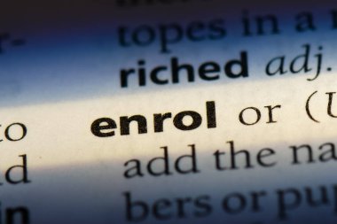 sözcük sözlükte kayıt. kavramı bir kursa kaydolma nedenleri