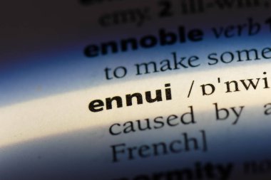 bıkkınlık Word'de bir sözlük. bıkkınlık kavramı