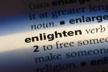 bir sözlüğü'ndeki sözcüğü aydınlatmak. kavramı aydınlatmak