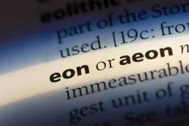EON Word'de bir sözlük. EON kavramı