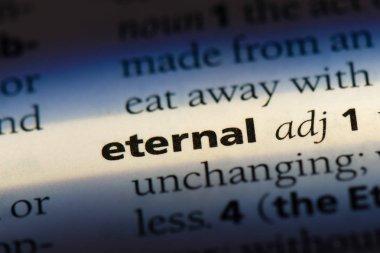 ebedi tek kelimeyle bir sözlük. sonsuz kavramı