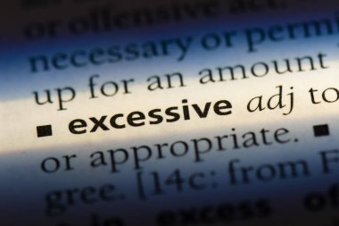 aşırı sözcük sözlüğe. aşırı kavramı