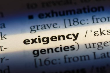 gereklilik Word'de bir sözlük. gereklilik kavramı