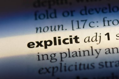 açık tek kelimeyle bir sözlük. Açık kavramı