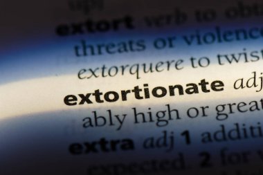 bir sözlüğü'ndeki fahiş sözcüğü. fahiş kavramı